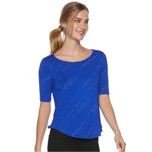 NWT Apt. 9 elbow sleeve tee